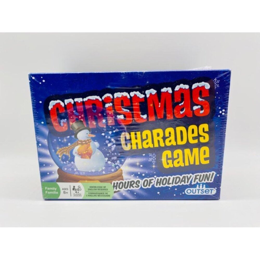 Christmas Charades Game By Outset - Hours Of Holiday Fun For Family - Ages 8+